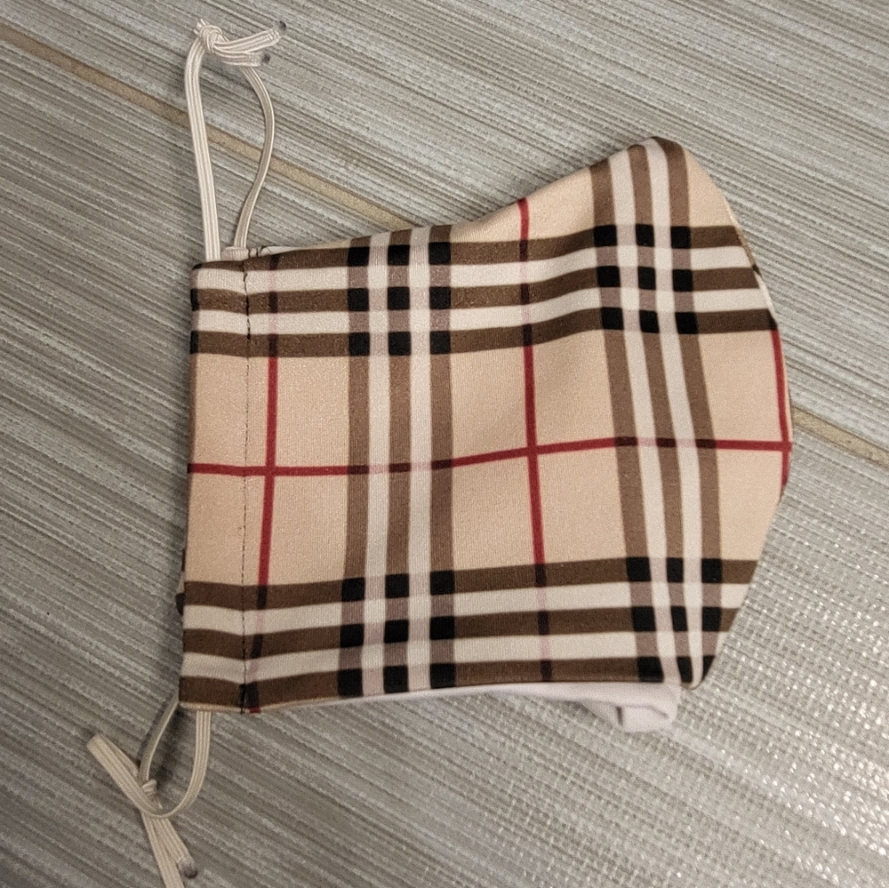 NEW Brown & Tan face mask